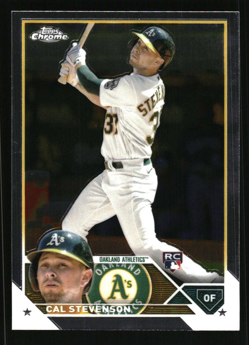 Cal Stevenson 2023 Topps Chrome Front of Card