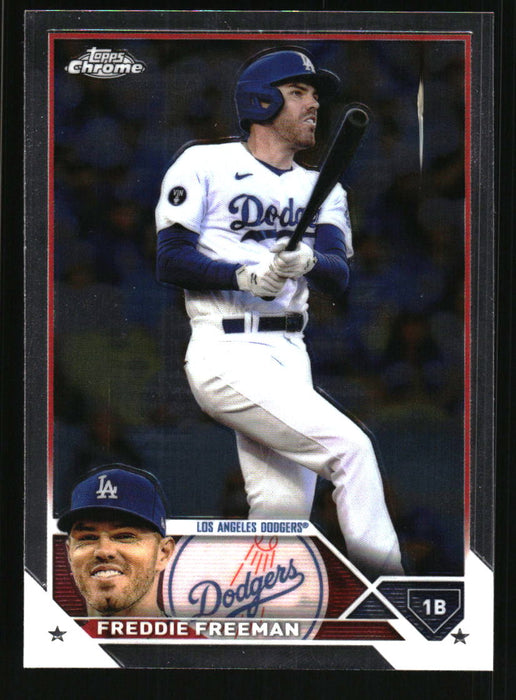 Freddie Freeman 2023 Topps Chrome Front of Card