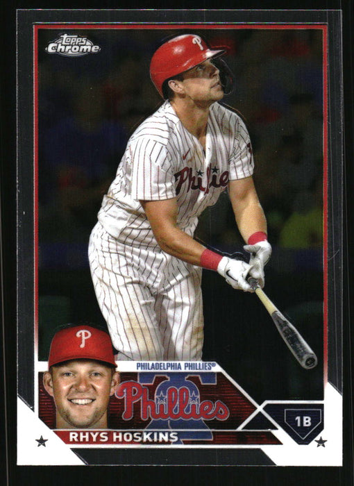 Rhys Hoskins 2023 Topps Chrome Front of Card