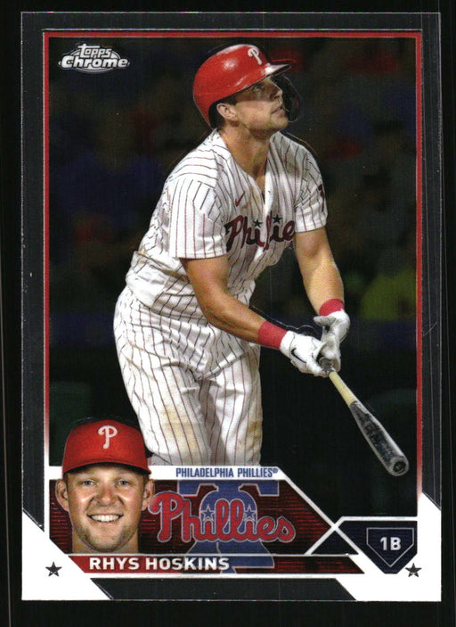 Rhys Hoskins 2023 Topps Chrome Front of Card