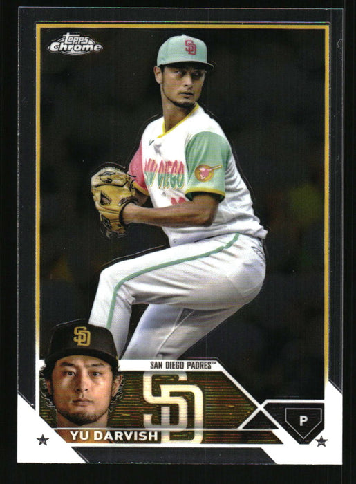 Yu Darvish 2023 Topps Chrome Front of Card