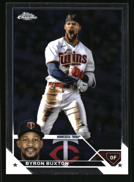 Byron Buxton 2023 Topps Chrome Front of Card