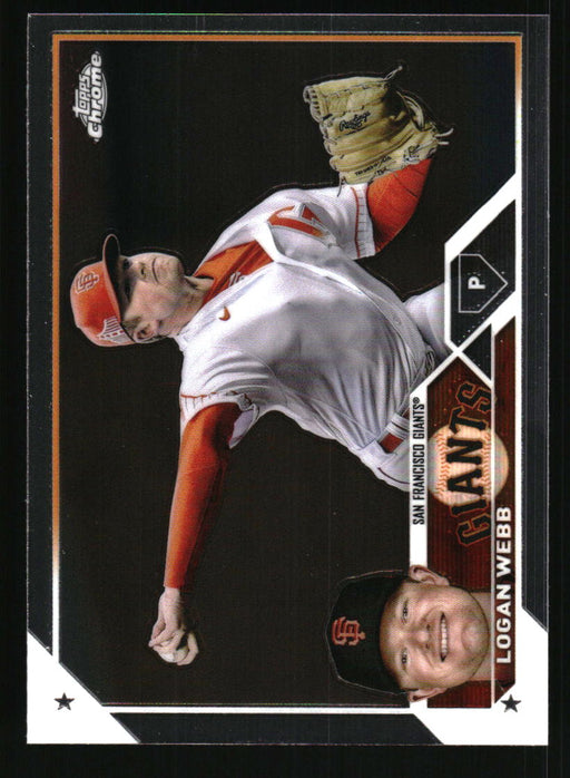 Logan Webb 2023 Topps Chrome Front of Card