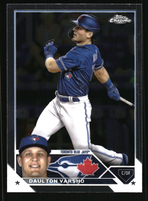 Daulton Varsho 2023 Topps Chrome Front of Card