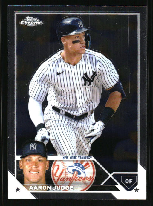 Aaron Judge 2023 Topps Chrome Front of Card