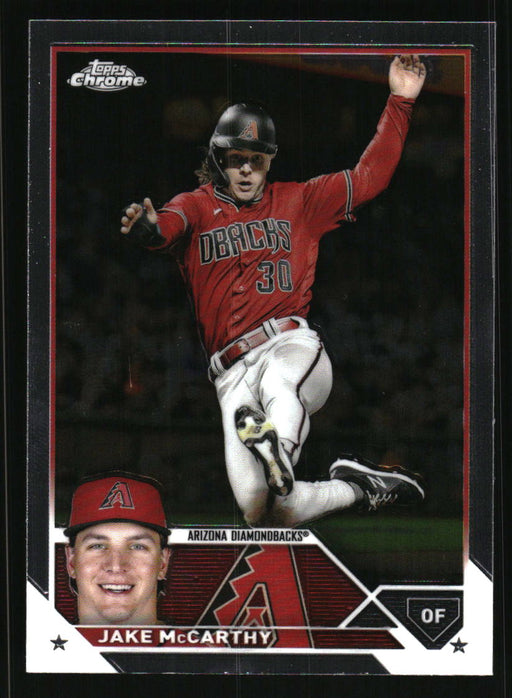 Jake McCarthy 2023 Topps Chrome Front of Card