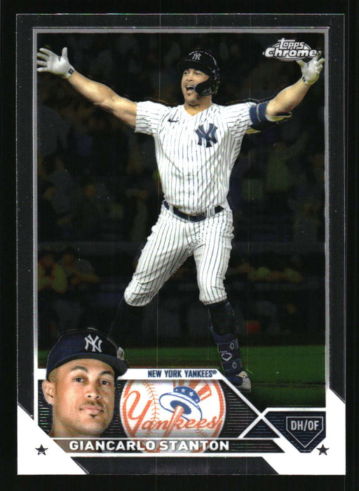 Giancarlo Stanton 2023 Topps Chrome Front of Card