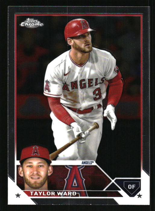 Taylor Ward 2023 Topps Chrome Front of Card