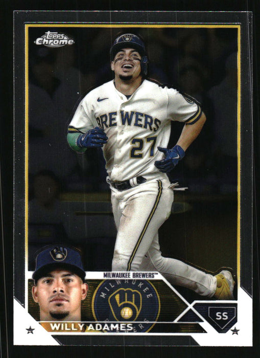 Willy Adames 2023 Topps Chrome Front of Card