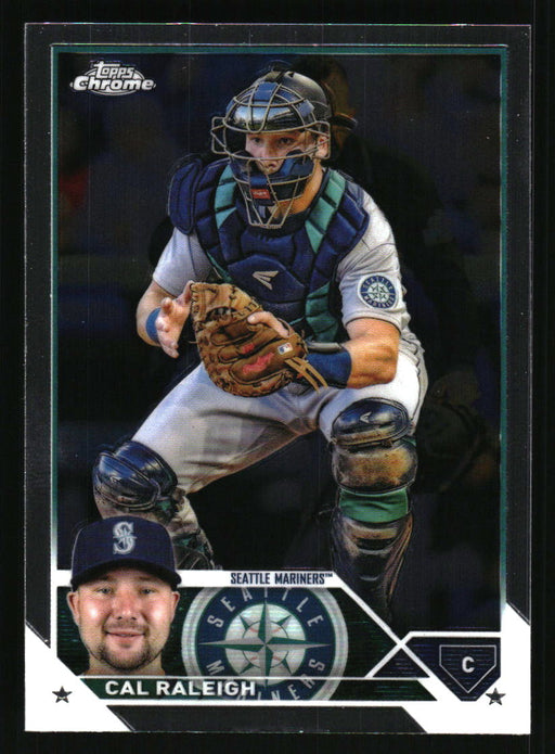 Cal Raleigh 2023 Topps Chrome Front of Card