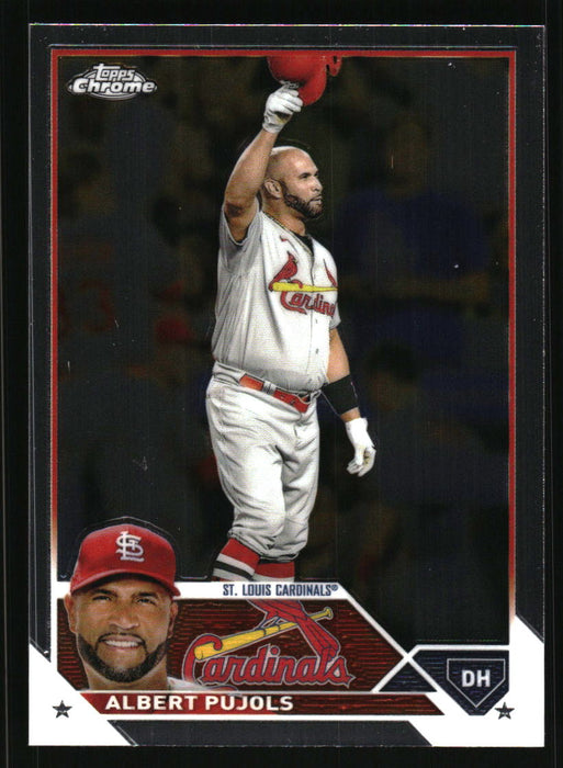 Albert Pujols 2023 Topps Chrome Front of Card