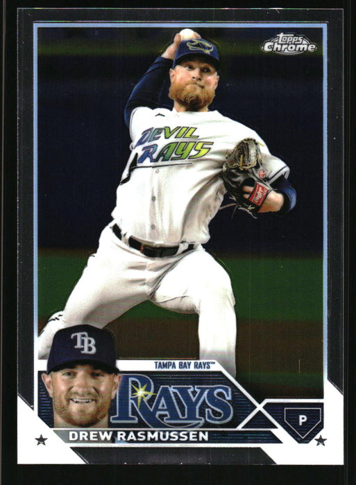 Drew Rasmussen 2023 Topps Chrome Front of Card