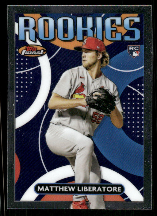 Matthew Liberatore 2023 Topps Finest Finest Rookie Front of Card