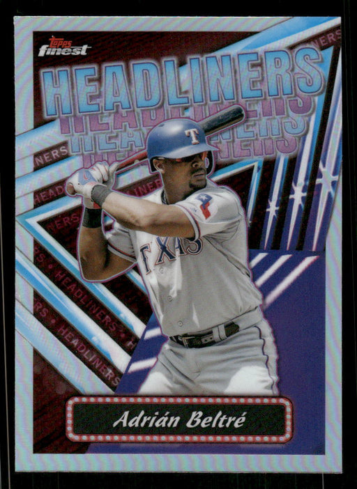 Adrian Beltre 2023 Topps Finest Finest Headliners Front of Card