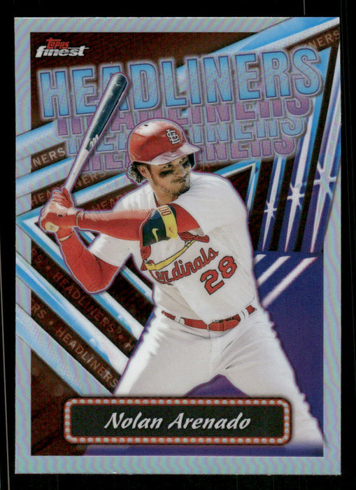Nolan Arenado 2023 Topps Finest Finest Headliners Front of Card