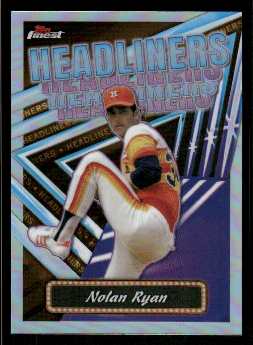 2023 Topps Finest Nolan Ryan # FH-11 Finest Headliners Houston Astros —  Collectible Craze America