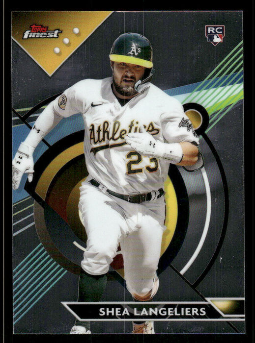 Shea Langeliers 2023 Topps Finest Base Front of Card