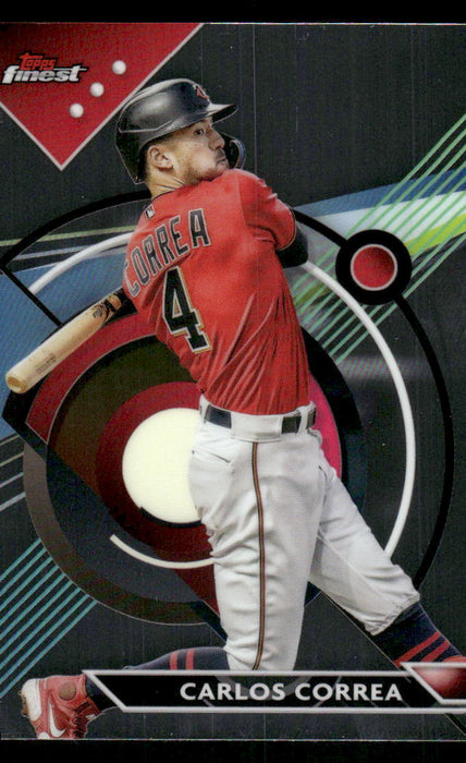 Carlos Correa 2023 Topps Finest Base Front of Card