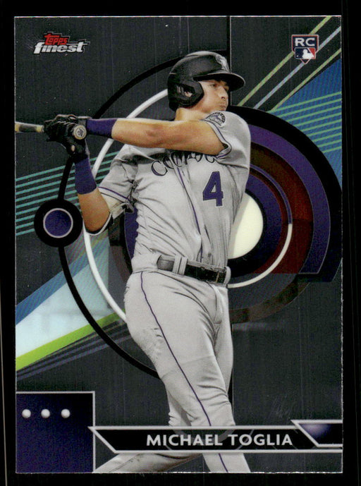 Michael Toglia 2023 Topps Finest Base Front of Card