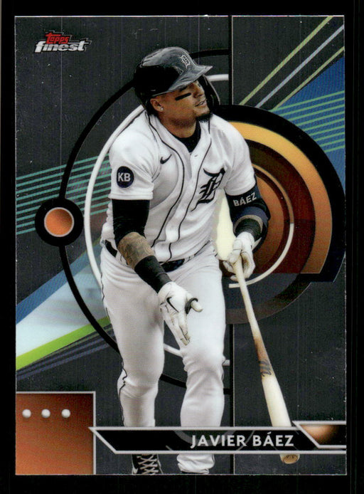 Javier Baez 2023 Topps Finest Base Front of Card