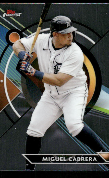 Miguel Cabrera 2023 Topps Finest Base Front of Card