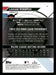 Logan O'Hoppe 2023 Topps Finest Base Back of Card