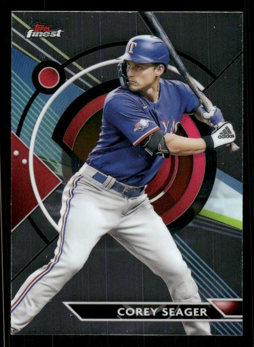 Corey Seager 2023 Topps Finest Base Front of Card