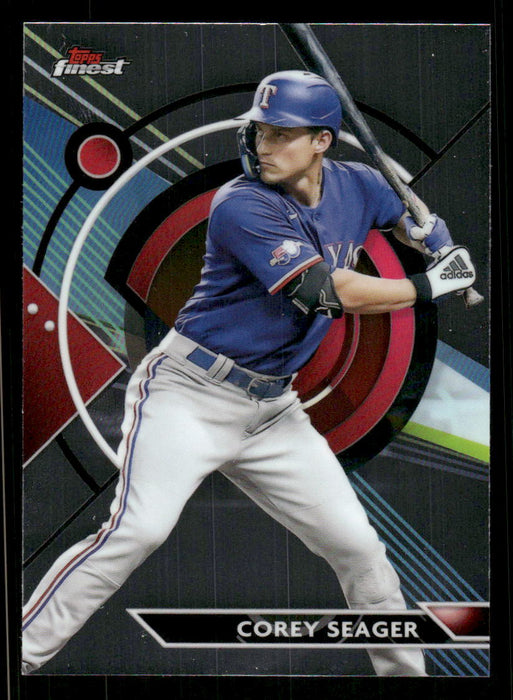 Corey Seager 2023 Topps Finest Base Front of Card