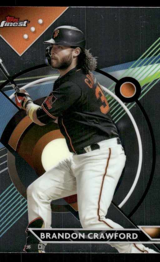Brandon Crawford 2023 Topps Finest Base Front of Card