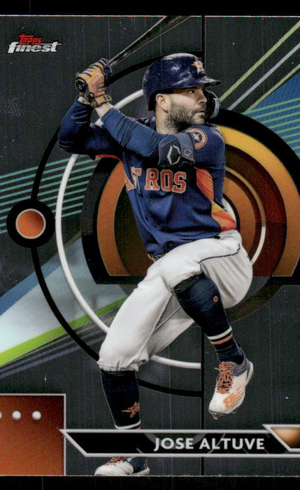 Jose Altuve 2023 Topps Finest Base Front of Card