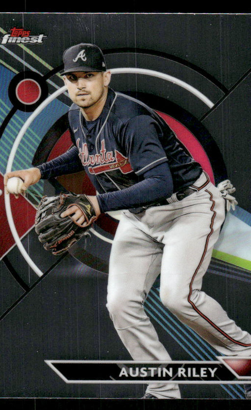 Austin Riley 2023 Topps Finest Base Front of Card