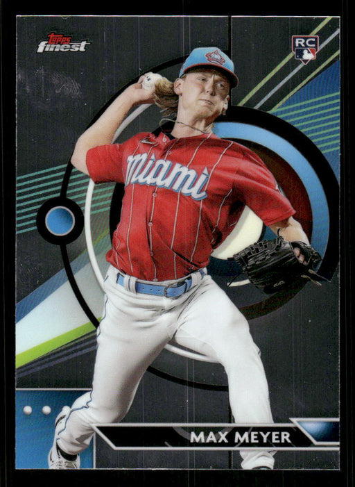 Max Meyer 2023 Topps Finest Base Front of Card