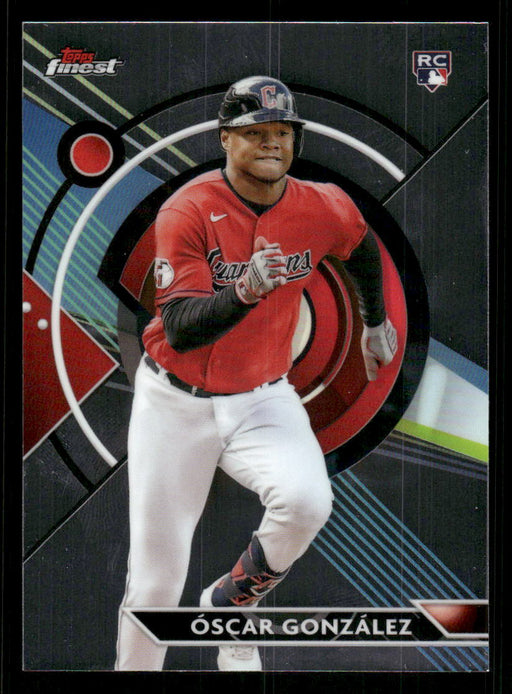 Oscar Gonzalez 2023 Topps Finest Base Front of Card