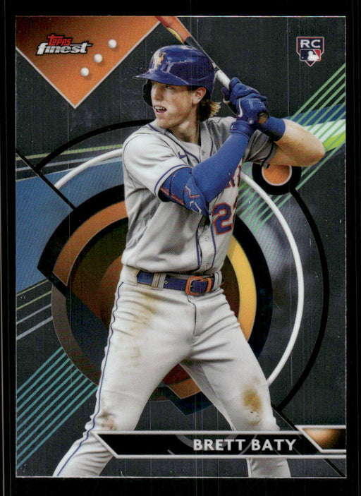 Brett Baty 2023 Topps Finest Base Front of Card