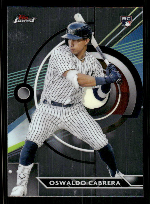 Oswaldo Cabrera 2023 Topps Finest Base Front of Card