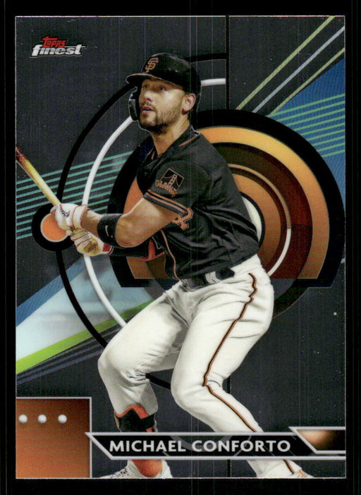 Michael Conforto 2023 Topps Finest Base Front of Card