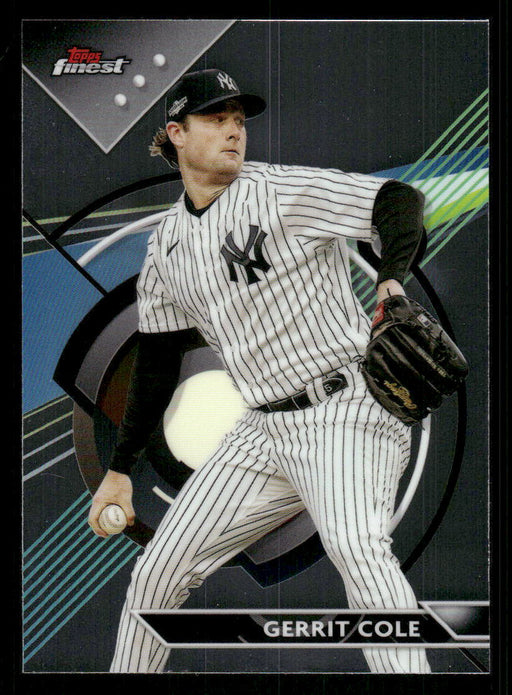 Gerrit Cole 2023 Topps Finest Base Front of Card