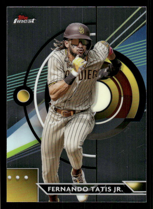 Fernando Tatis Jr. 2023 Topps Finest Base Front of Card