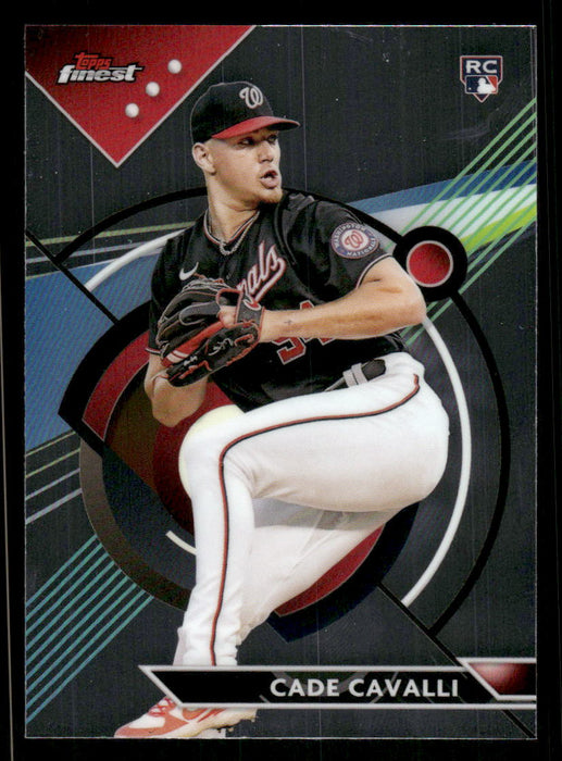 Cade Cavalli 2023 Topps Finest Base Front of Card