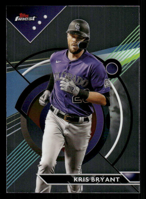 Kris Bryant 2023 Topps Finest Base Front of Card