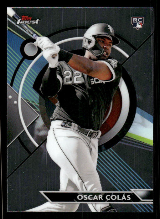 Oscar Colas 2023 Topps Finest Base Front of Card