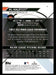 DL Hall 2023 Topps Finest Base Back of Card