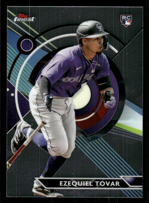 Ezequiel Tovar 2023 Topps Finest Base Front of Card