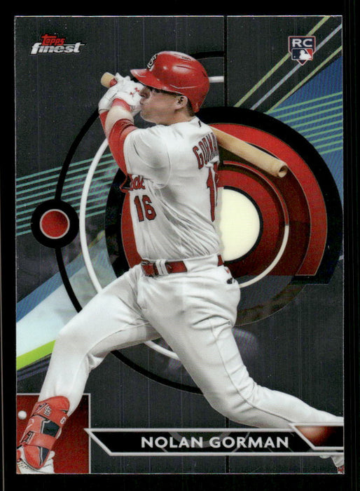 Nolan Gorman 2023 Topps Finest Base Front of Card