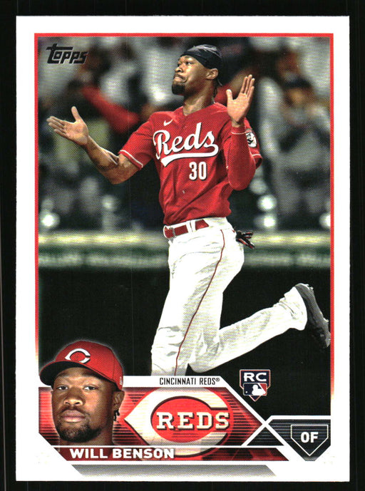 Will Benson 2023 Topps Series 2 Front of Card