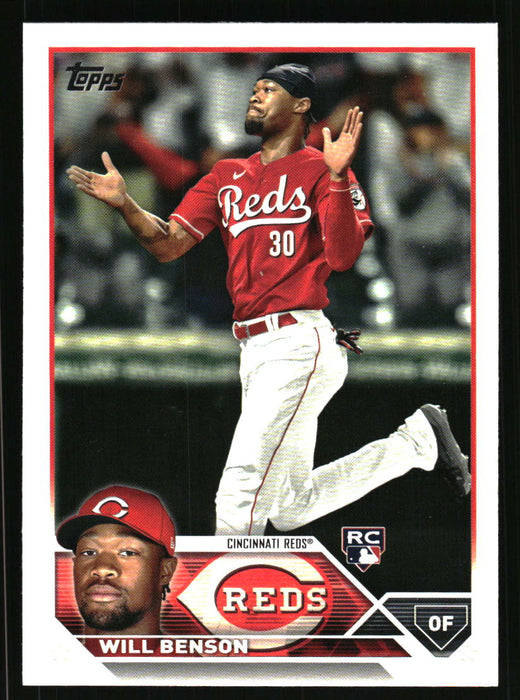 Will Benson 2023 Topps Series 2 Front of Card