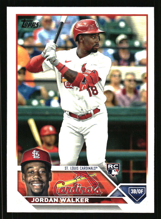 Jordan Walker 2023 Topps Series 2 Front of Card