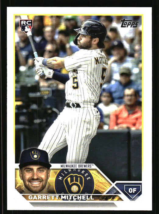 Garrett Mitchell 2023 Topps Series 2 Front of Card