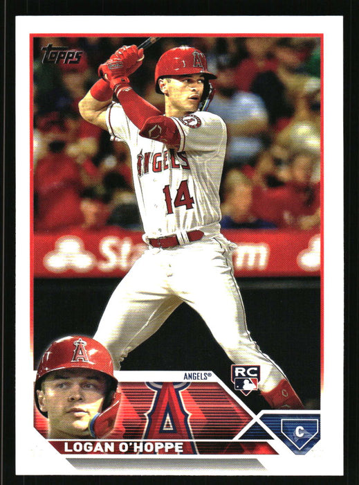 Logan O'Hoppe 2023 Topps Series 2 Front of Card