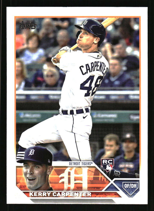 Kerry Carpenter 2023 Topps Series 2 Front of Card